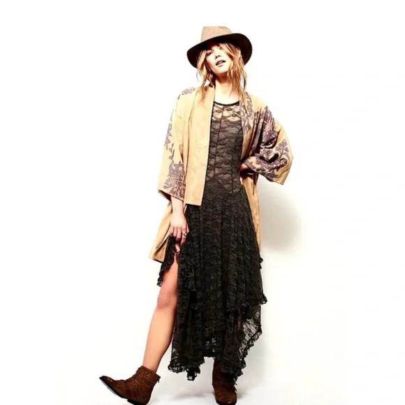 chinese dress ladies Cream Lace Tier Dress S-L  OMNIA